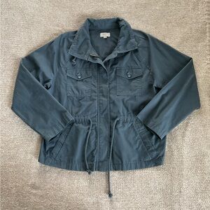 LOFT Women’s Navy Blue Military Jacket